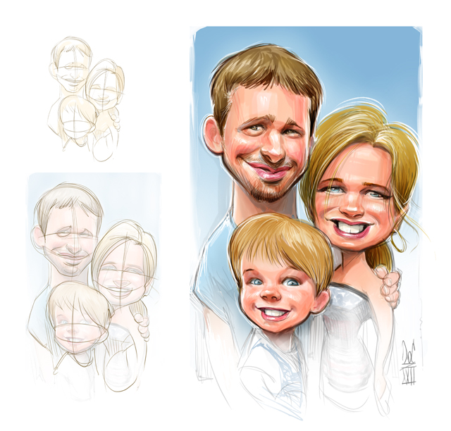 Studio caricatures and caricature illustration art in ottawa ontario