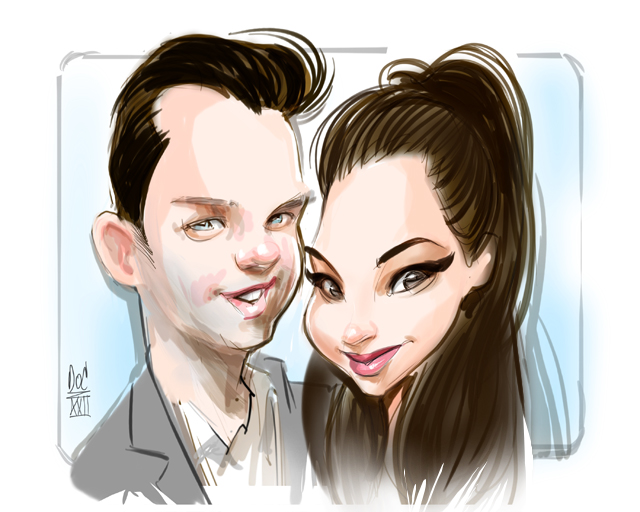 Digital event caricatures and electronic caricature entertainment art in ottawa ontario