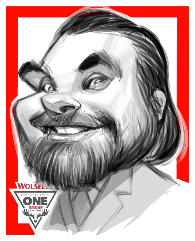 Digital event caricatures and electronic caricature entertainment art in ottawa ontario