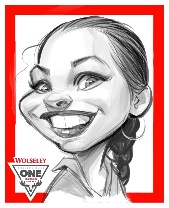 Digital event caricatures and electronic caricature entertainment art in ottawa ontario