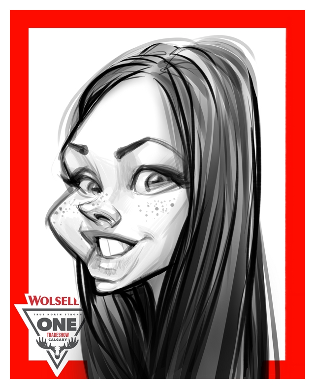 Digital event caricatures and electronic caricature entertainment art in ottawa ontario