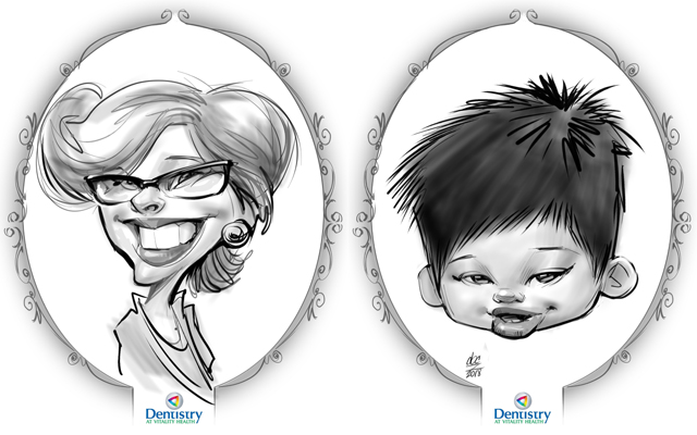 Digital event caricatures and electronic caricature entertainment art in ottawa ontario