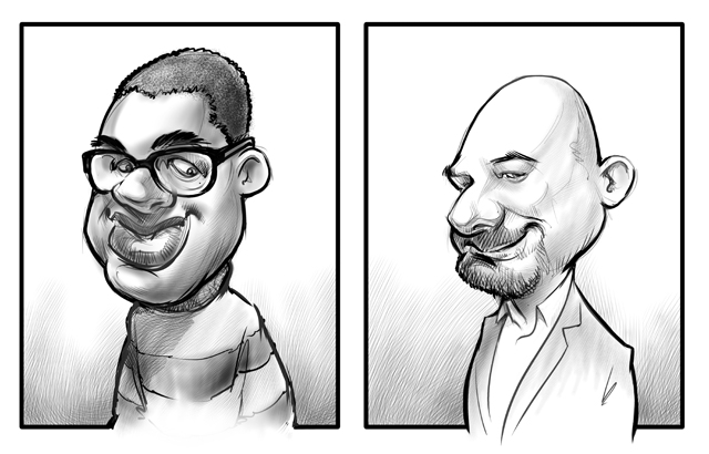 Digital event caricatures and electronic caricature entertainment art in ottawa ontario